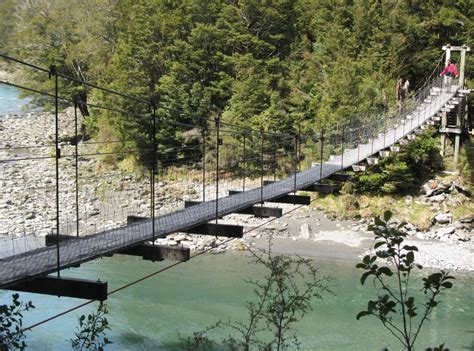 In 1899, he began a series of eighteen views of the wooden footbridge over the pond, completing twelve paintings, including the present one, that summer. Bridge over Makarora River (near Blue Pool) | Photo, New ...