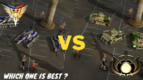 Usa Crusader Tank Vs Gla Scorpion Tank Which One Is The Best Tank