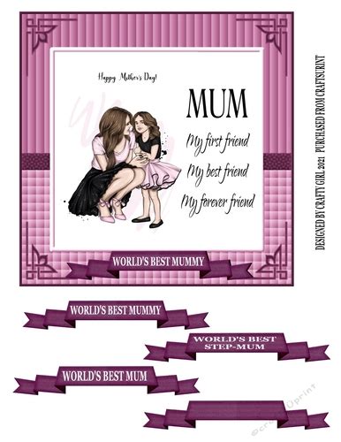 Mum My Best Friend Mothers Day Cup114585622431 Craftsuprint