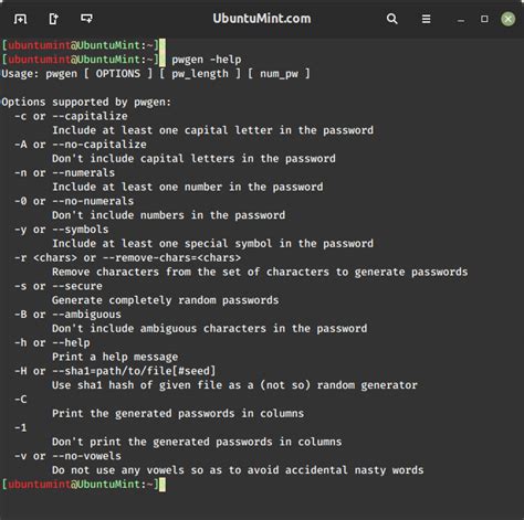 How To Generate Secure Passwords In Linux With Pwgen Command