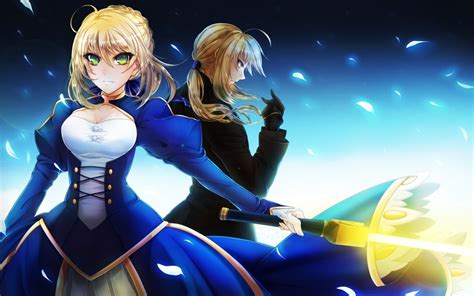 Wallpaper Anime Girls Big Boobs Saber Fate Zero Screenshot