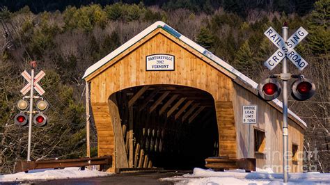 Bartonsville Covered Bridge Photograph By New England Photography