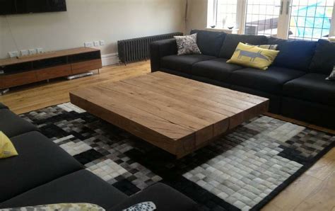 As we are working with natural timber beams we will design something as close to your desired dimensions as possible. Rustic Coffee Tables