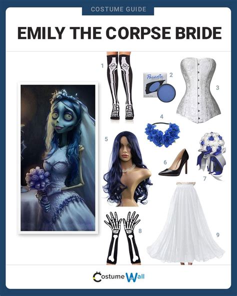 Dress Like Emily The Corpse Bride Halloween Bride Costumes Corpse