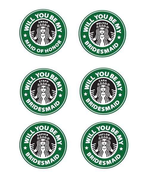 Free Printable Mini Starbucks Logo Printable Templates