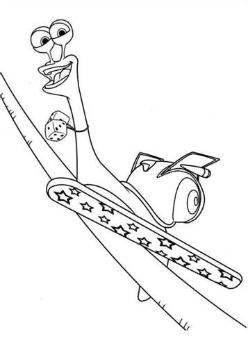 This movie is about a snail dreams about being indy 500 race champion. Kids-n-fun.com | 44 coloring pages of Turbo (Pixar)
