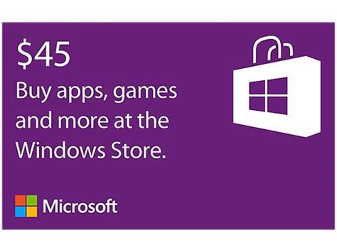 We did not find results for: Microsoft Windows Store Gift Card - $45 (Email Delivery) - Newegg.com