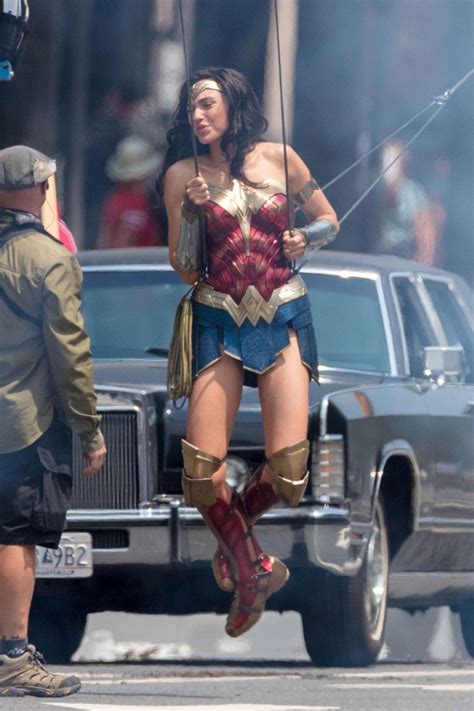 Gal Gadot Filming An Action Sequence For Wonder Woman 1984 33 Gotceleb