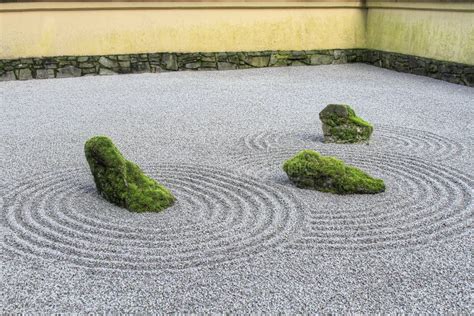 Japanese Zen Sand Garden Stock Image Image Of Design 12864337