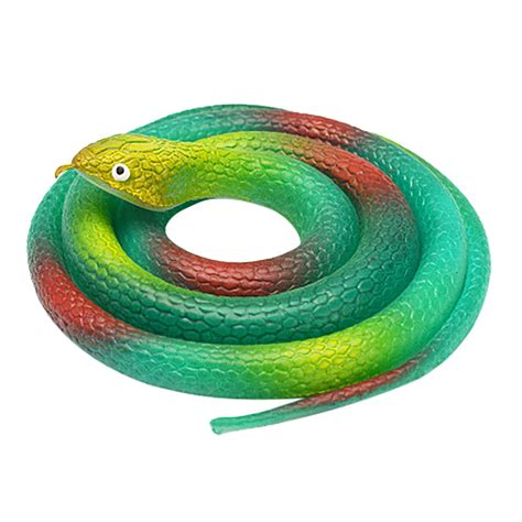 Sehao Novelty And Funny Toys Realistic Fake Rubber Toy Snake Black Fake
