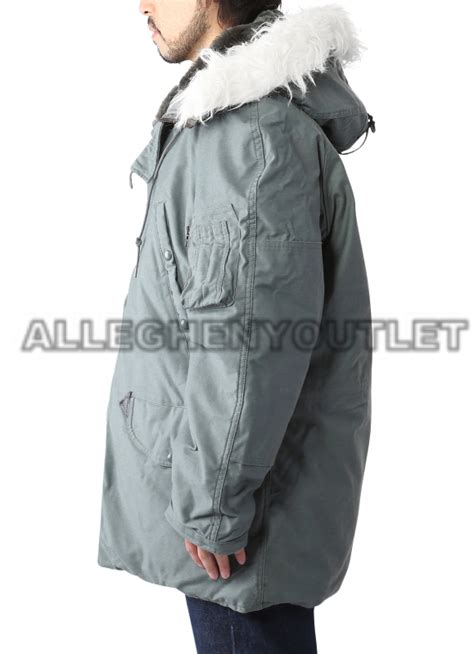Us Military Usaf Cold Weather Ecw N 3b N3b Snorkel Parka Jacket Coat