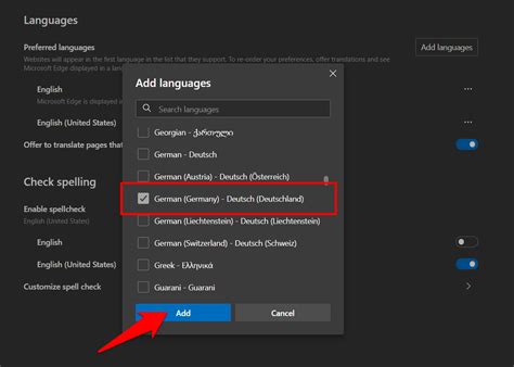 How To Change Microsoft Edge Display Language