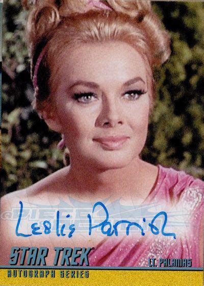 The Classic Star Trek Autograph Reference Center Leslie Parrish Lt