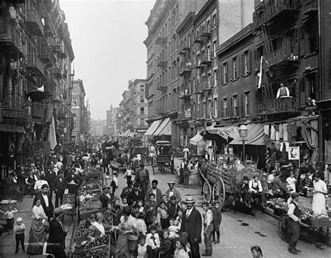 Historical Planet Mulberry Street New York City 1890s