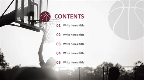 Basketball Ppt Design Free Download