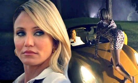 Have You Been Bad Cameron Diaz Shows Wild Side In Trailer For The Counselor Atop Car Hood In