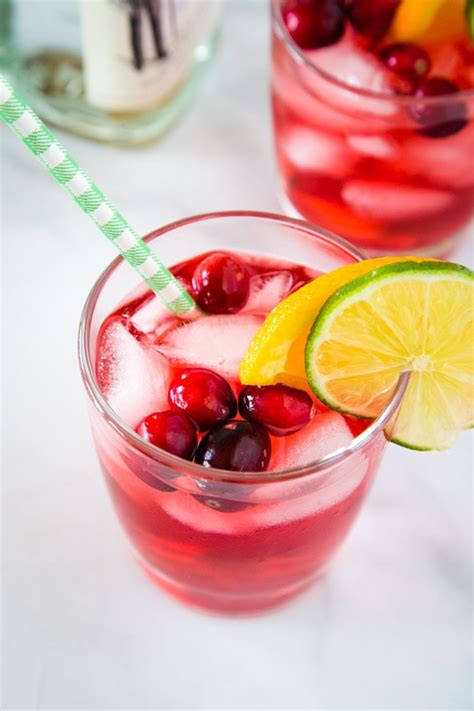 Cranberry Gin Cocktail Dinners Dishes And Desserts