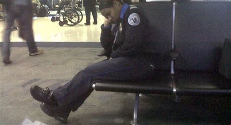 tsa worker fired after napping on break gothamist