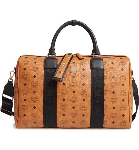Mcm Traveler Visetos Duffle Bag Nordstrom Designer Duffle Bags