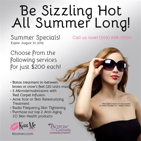 Our Summer Specials Are Ending This Month Dont Miss Out Specials Antiaging Spa Specials