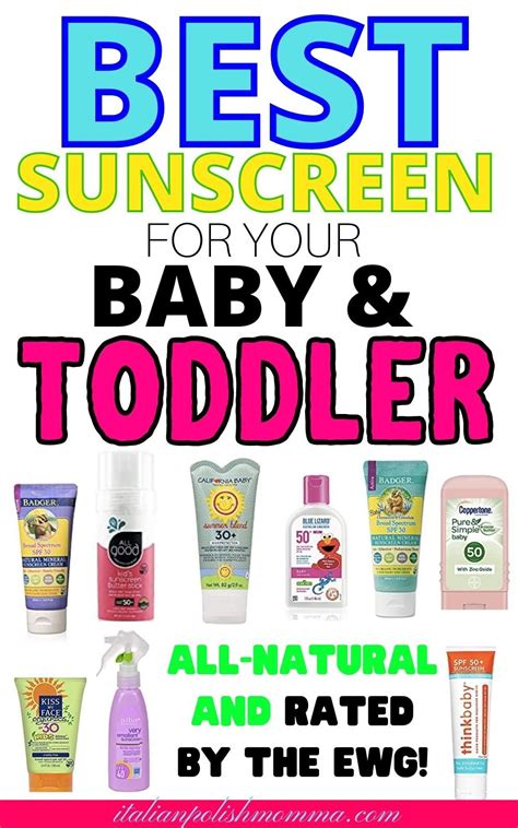 Hands Down The Best Natural Sunscreens For Babies And Kids