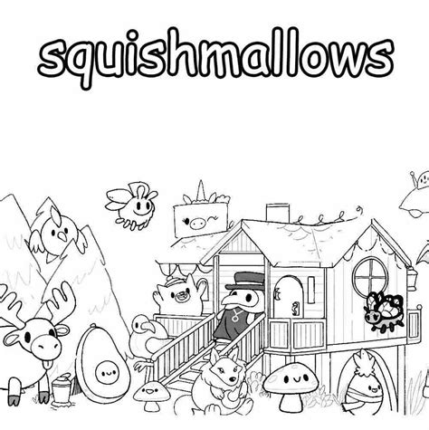 Squishmallow Coloring Pages Archie Coloring Pages