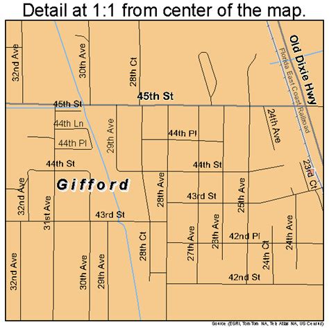 Ford Florida Street Map 1225925