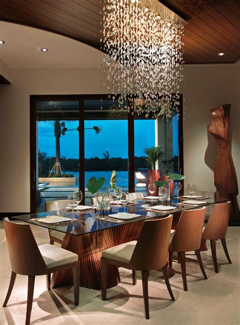 Modern Dining Table Light Fixtures ~ 10 Beautiful Dining Rooms With Hanging Lights Bodieswasuek