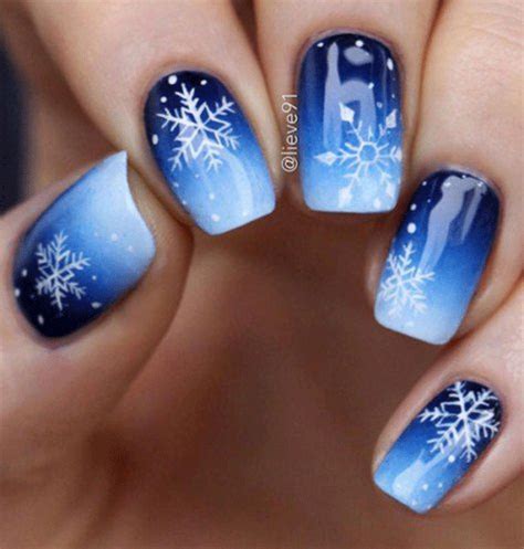 12 Blue Winter Nails Art Designs And Ideas 2018 Modern Fashion Blog