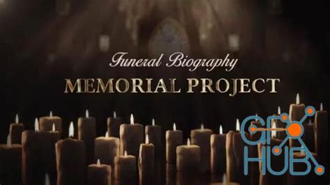 After Effects Funeral Biography Memorial Project