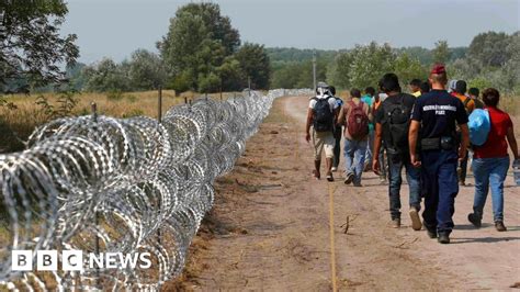Hungary Sends Police To Deter Migrants On Serbia Border Bbc News