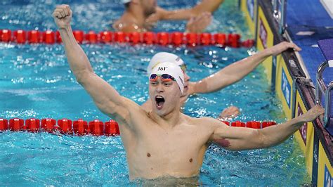 China’s Star Swimmer Sun Yang Gears Up For World Championships Cgtn
