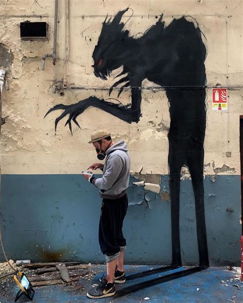 French Artists Realistic Graffiti Art That Seems To Jump Off The Wall
