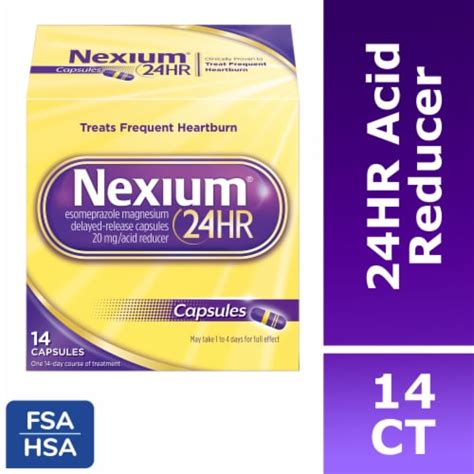 Nexium 24hr Delayed Release Acid Reducer Capsules 14 Ct Pay Less