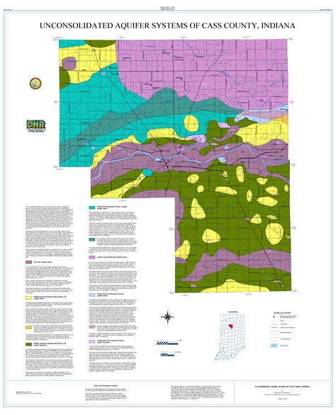 Dnr Water Aquifer Systems Maps 49 A And 49 B Unconsolidated And