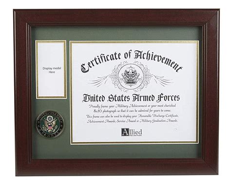Us Army Medal And Award Frame With Medallion 13 X 16 Medal Display