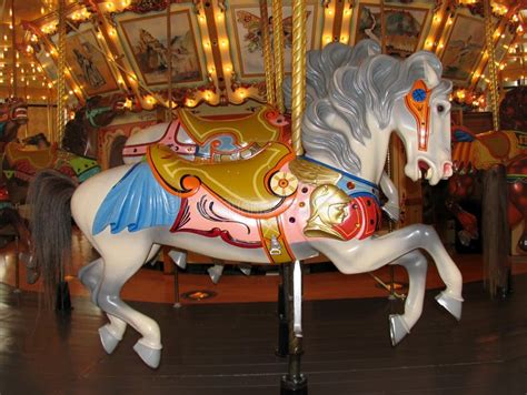 A Restored Old Carousel Stock Image Image Of Carousel 8065571