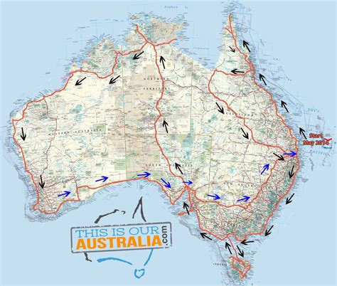 Caravan Road Trip Itinerary Around Australia Australian Road Trip