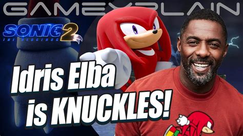 Idris Elba Is Knuckles In Sonic The Hedgehog 2 Movie