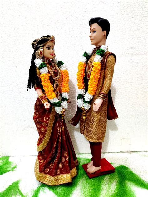 Wedding Doll Indian Style Wedding Doll Bride Doll Bride Groom Doll