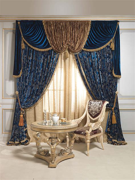 Luxurious Curtains Blue Intensity Luxury Curtains Elegant Curtains