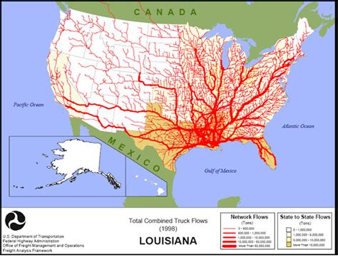 Port Of South Louisiana Map United States Map