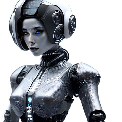 Ai Generated Futuristic Cyborg Photorealistic Robot Woman Ai