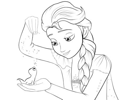 Bruni Frozen 2 Coloring Pages - Peter Brown Bruidstaart