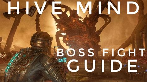 Dead Space Remake Hive Mind Boss Fight How To Kill Guide Gameplay Final Boss Fight Youtube
