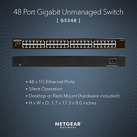 Netgear Interruptor No Administrado Gigabit Ethernet De 5 Puertos Gs305 Hub De Red