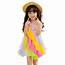 Cool Summer Kids Girls Dresses Candy Colors Sleeveless Tiered Beach 