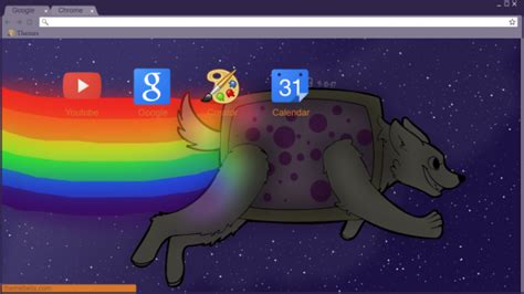 Toby Fox Nyan Cat Chrome Theme Themebeta