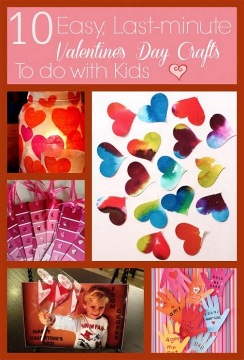 10 Super Easy Last Minute Valentines Day Crafts To Do With Your Kids