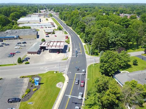 Aerial Drone Photos Of 24th St And E Market St Logansport Indiana